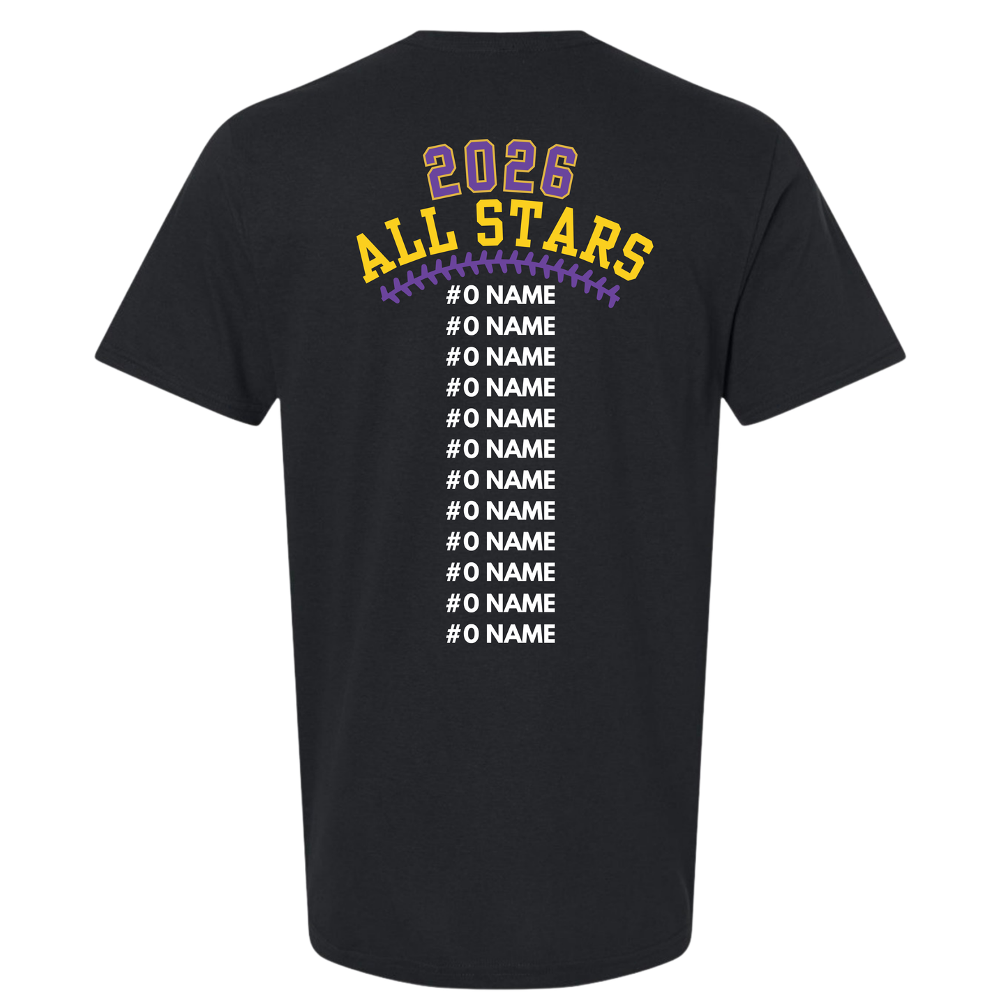 All Stars Baseball 2 (Roster on back)