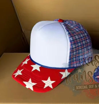Stars & Plaid Red