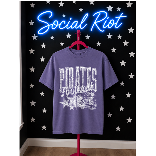 Pirate Football White
