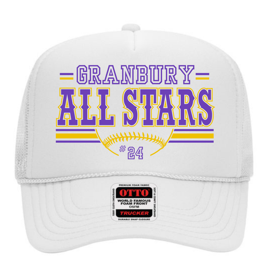 All Star Baseball 3 Trucker Hat