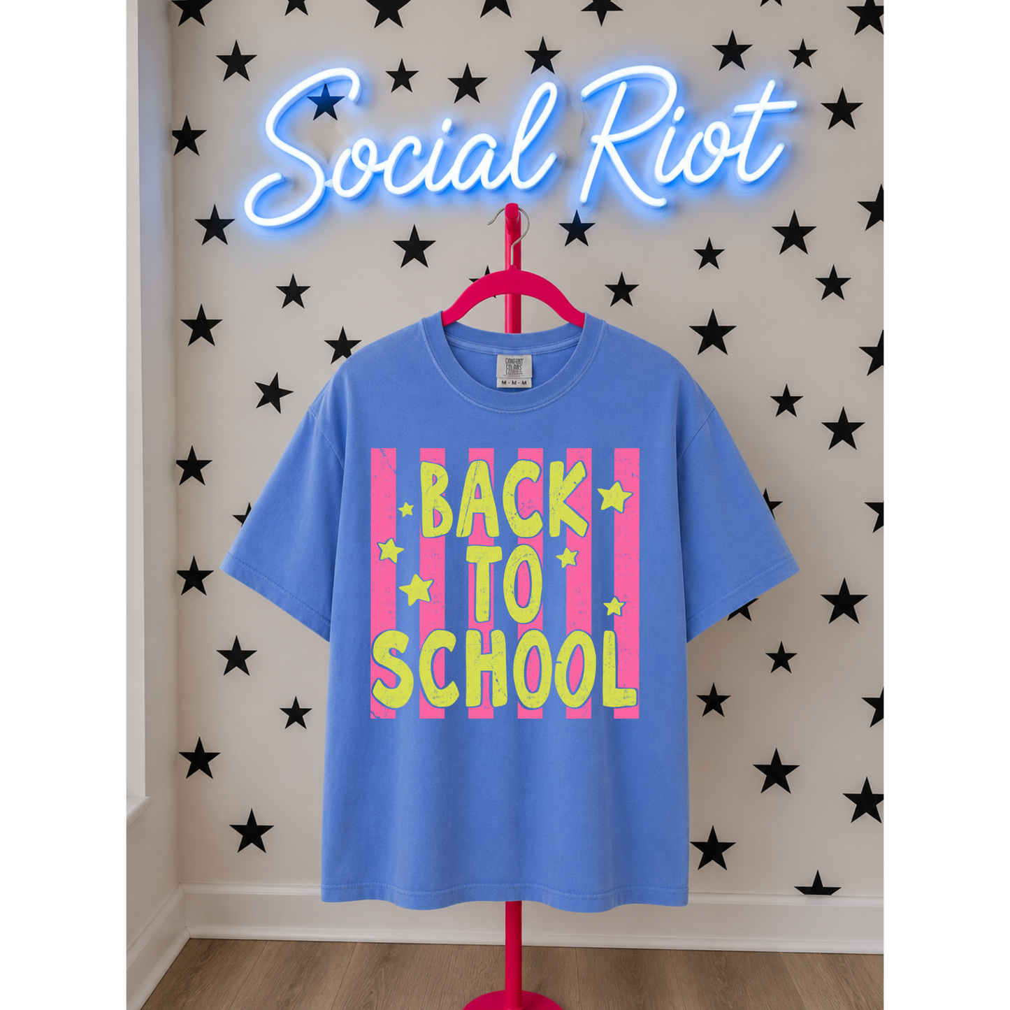 Back to School - Pink Stripes