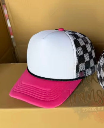 Black & Pink Check