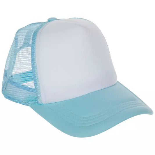Light Blue & White